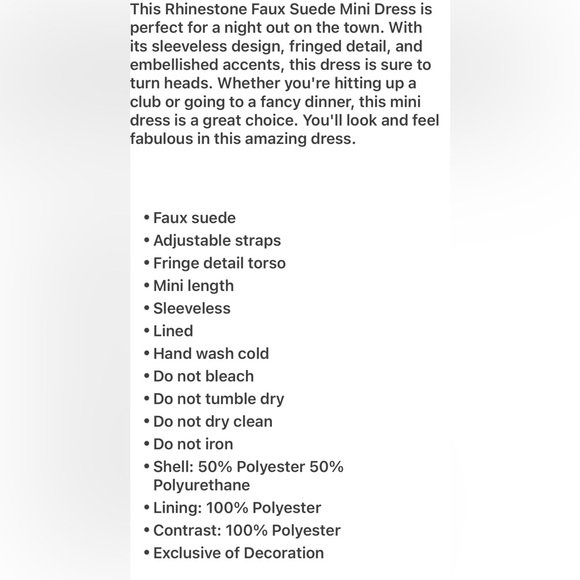 Elegant Black Fringe Mini Dress - Picture 6 of 7